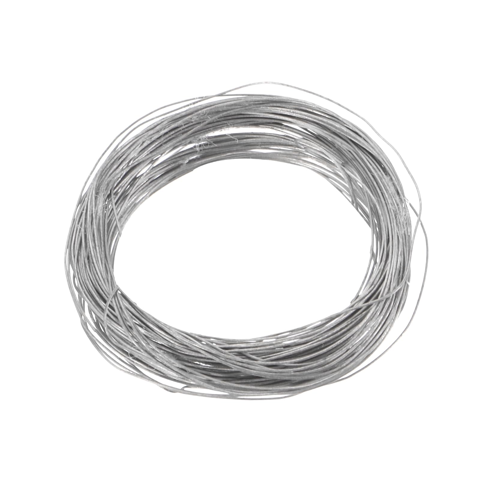 sourcing map Titanium Wire, 10 Feet x 0.2mm 32 Gauge TA1 Pure Titanium Soft Welding Round Metal Craft Wire for Jewelry Crafts Making Soldering Electric Power (Silver Tone)