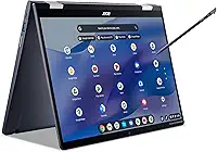 acer Chromebook Spin 714 CP714-1WN-53M9 Laptop Intel Evo Intel Core i5-1235U 35.6 cm 1920x1200 IPS Touch Display 8GB LPDDR4X 256GB SSD Wi-Fi 6E FHD MIPI Teclado retroiluminado para webcam Chrome OS