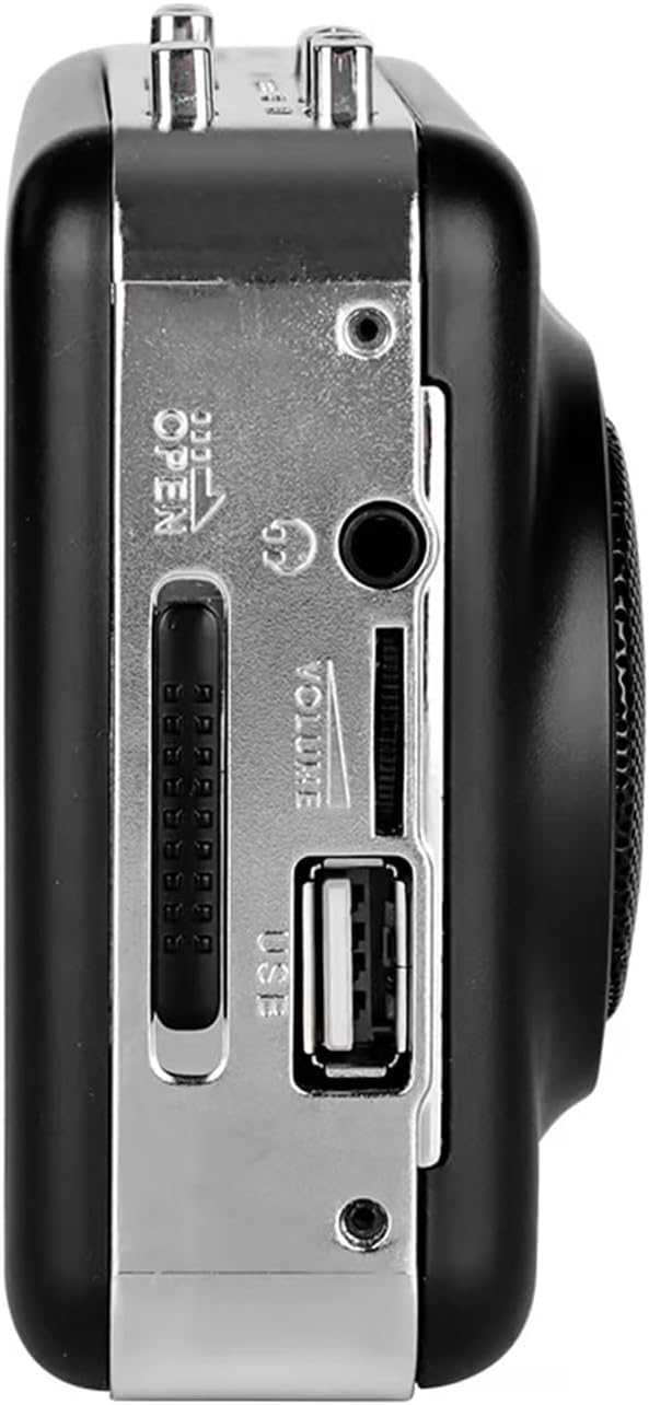Cassettes to Digital Sounds Converter USB Flashing Drive Storage Build in Speakers Real Time Playbacks Not Computer for Music Portable Tape to Digital Converter