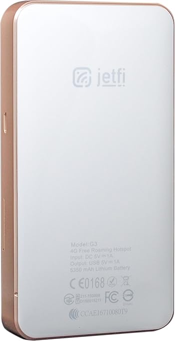 Amazon Jetfi G3 クラウドsim搭載モバイルwi Fiルーター 世界100国以上に対応 4g 5350mahバッテリー スクリーンプロテクター 通販