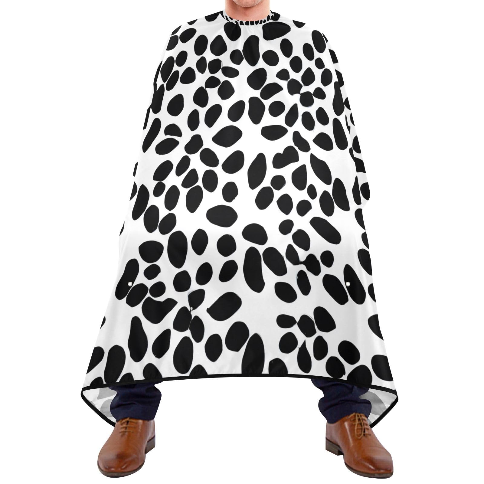Hezely Floral Leopard Print Hair Dye Cape, Barber Cape for Adults,Waterproof Salon Cape,Waterproof Hairdressing Styling Hair Cutting, 65