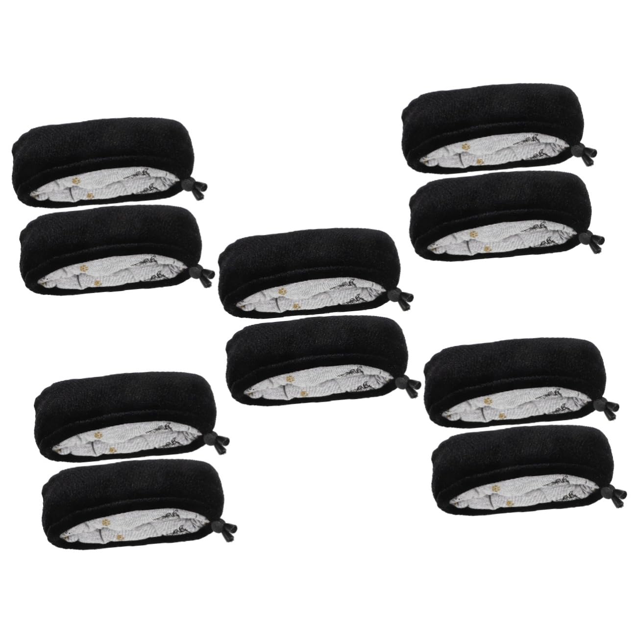 CALLARON 5 Pares De Muletas Portátiles Para Axilas Almohadillas De Espuma Reemplazables Almohadillas De Agarre Para Axilas Engrosadas Con Funda De Esponja Para Uso Diario