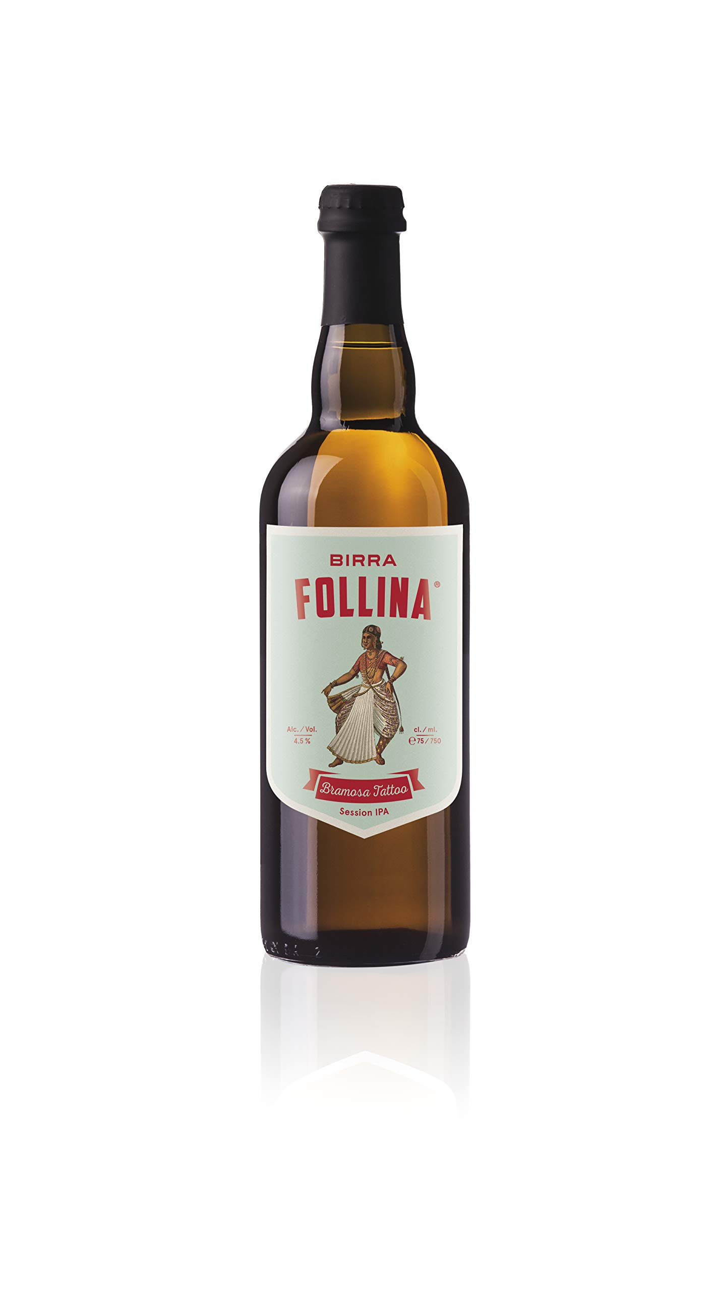 Birra Follina - Bramosa Tattoo - Birra Artigianale Session IPA non filtrata e non pastorizzata - 75cl - Gradazione Alcolica 4.5% - Prodotta in Italia (12)