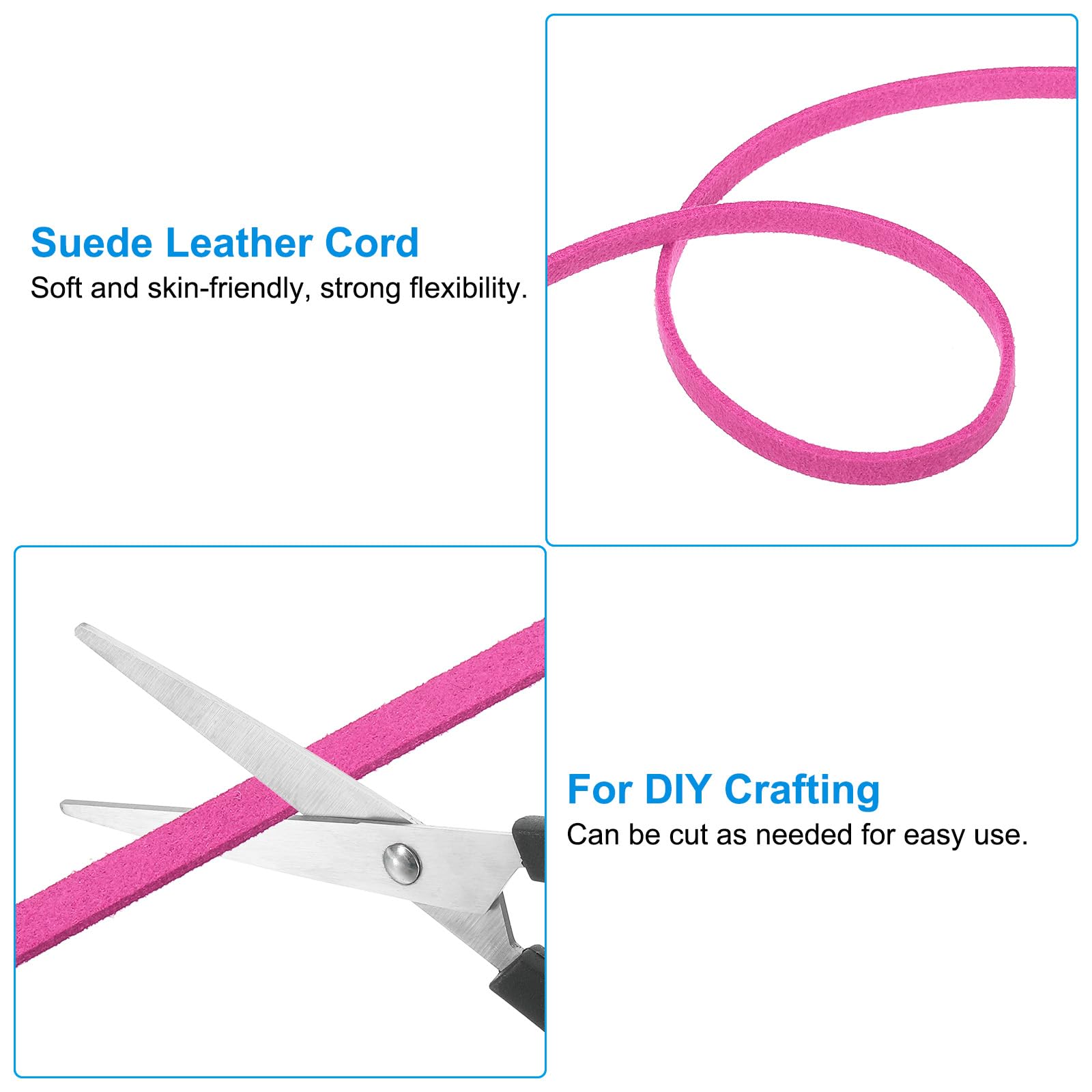 PATIKIL Suede Leather Cord 5 mm 50 Yard - Image 3