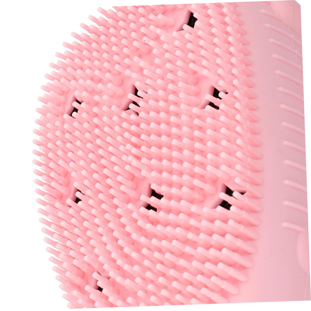 PACKOVE 1Pc Silicone Bathing Brush Exfoliating Massage Shower Scrubber for Body Care Relief Ergonomic Design Soft Bristles for Adults