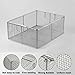 Medical 304 Stainless Steel Sterilization Basket, Instrument Tray and Mesh Perforated Baskets Sterilization Tray, Industrial Grade Equipment Cleaning Basket(30 * 40 * 10cm)