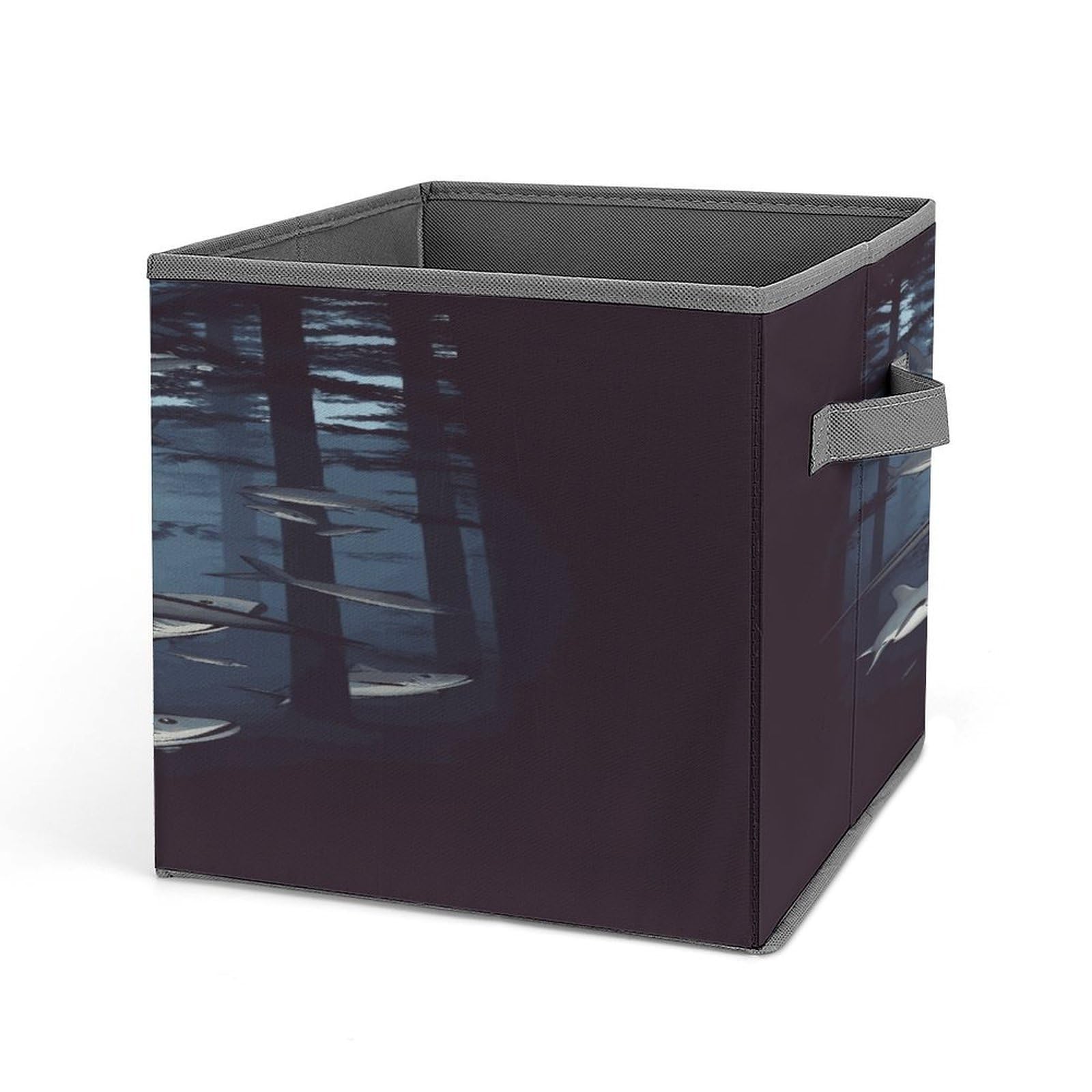 Fekiloot Style Funny Sharks Design Storage Bins Storage Baskets