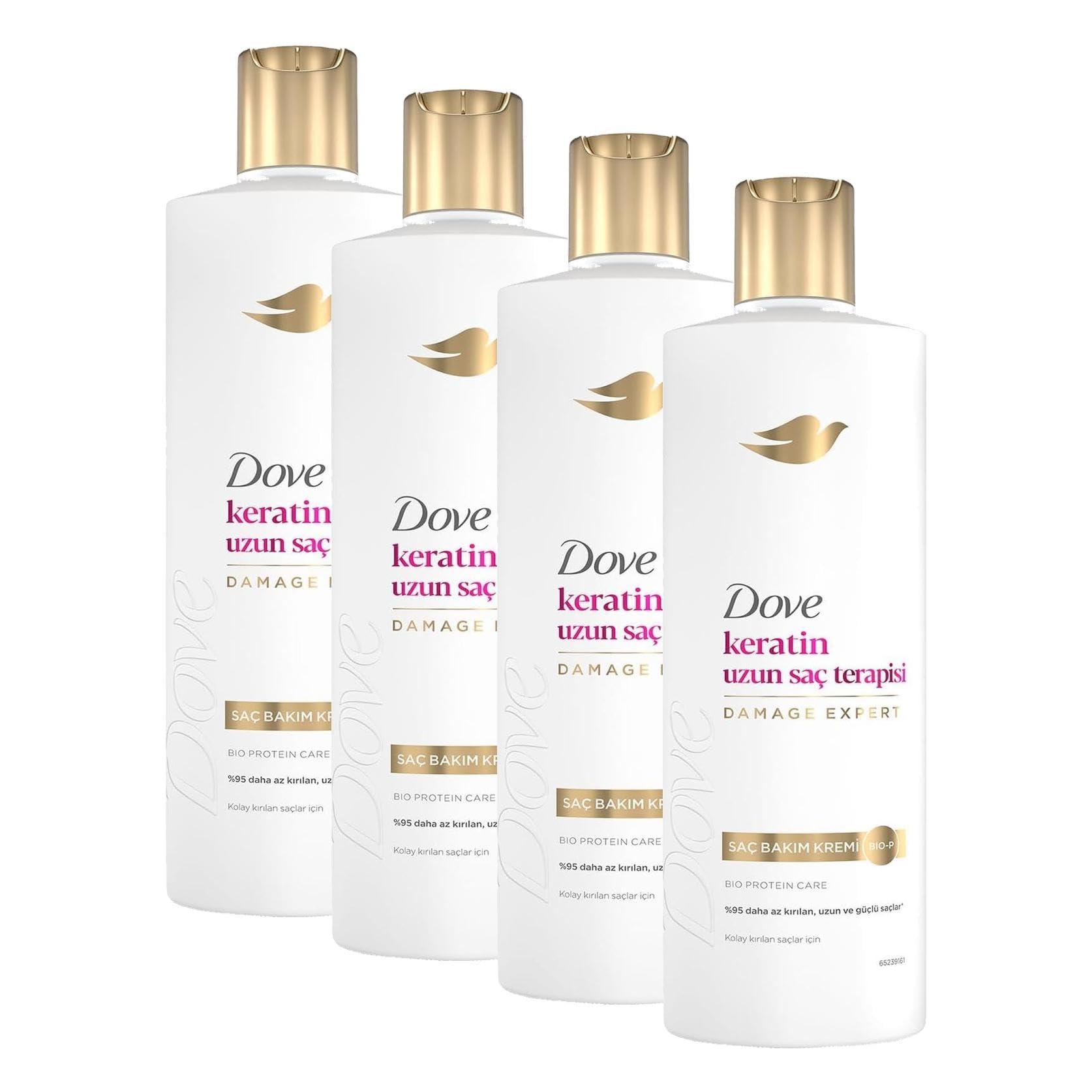 Dove Saç Bakım Kremi Keratin Uzun Saç Terapisi 350 ml (4 paketi)
