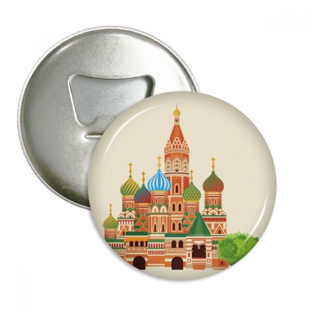 Décapsuleur Russie aimanté pour animer vos apéritifs décoration de cuisine ronde