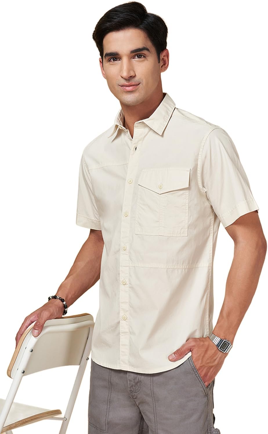 Men's Solid Relaxed Fit Shirts