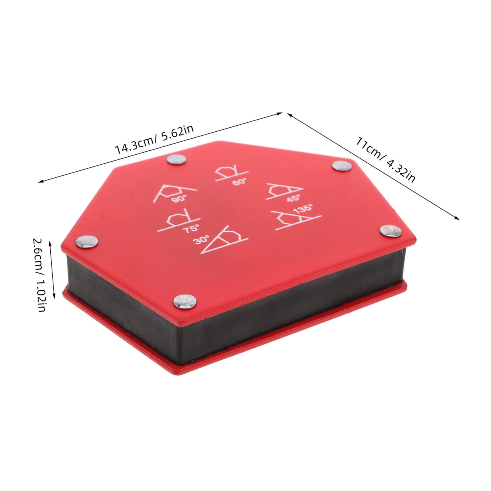 Mipcase 33kg Accesorio De Soldadura Magnética Multiángulo De Abrazaderas De Soldadura Magnéticas Para Metalurgia Herramientas De Soporte Magnético Taller