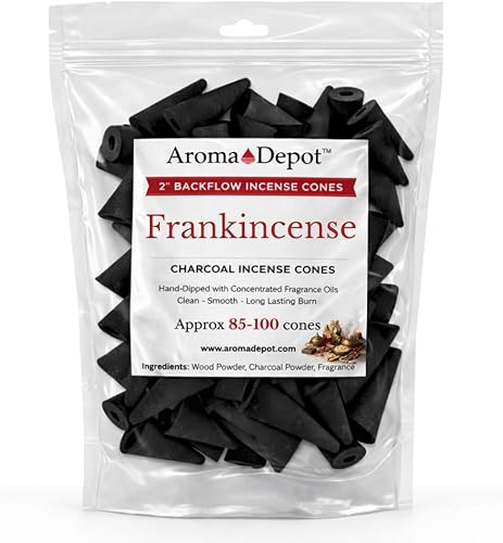 Miniatura 8 de Conos de incienso de carbón de incienso de 2 pulgadas (aprox. 480-500) al por mayor Conos de incienso de carbón de retorno de incienso