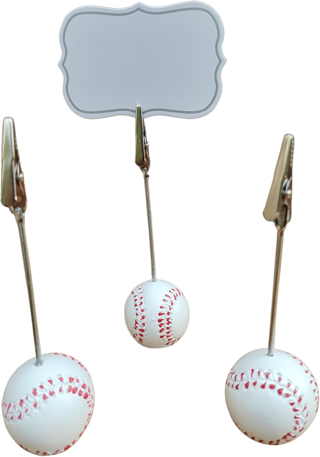 10PCS ,Rugby Place Card Holders,Photo Holder Table, Cute Table Number Holders, Photo Picture holders Item Stand, Card Stock for Event Supplies ,Weddings Place Cards, Birthday Party Decoration (Brown )