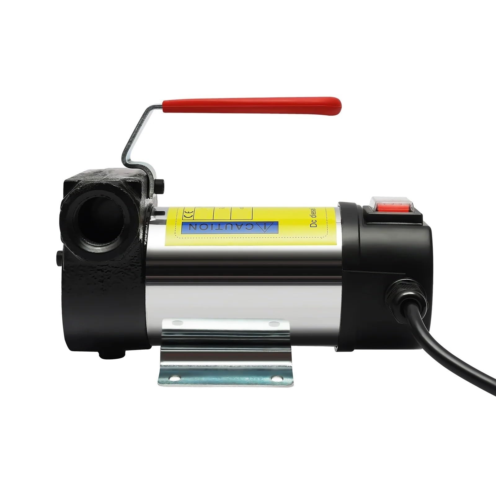 Awtomatyczna pompa paliwa Pompa do transferu oleju napędowego 12 V 500 W, 45 l/min, elektryczny samozasysający pistolet z wężem dyszowym, 3500 obr./min