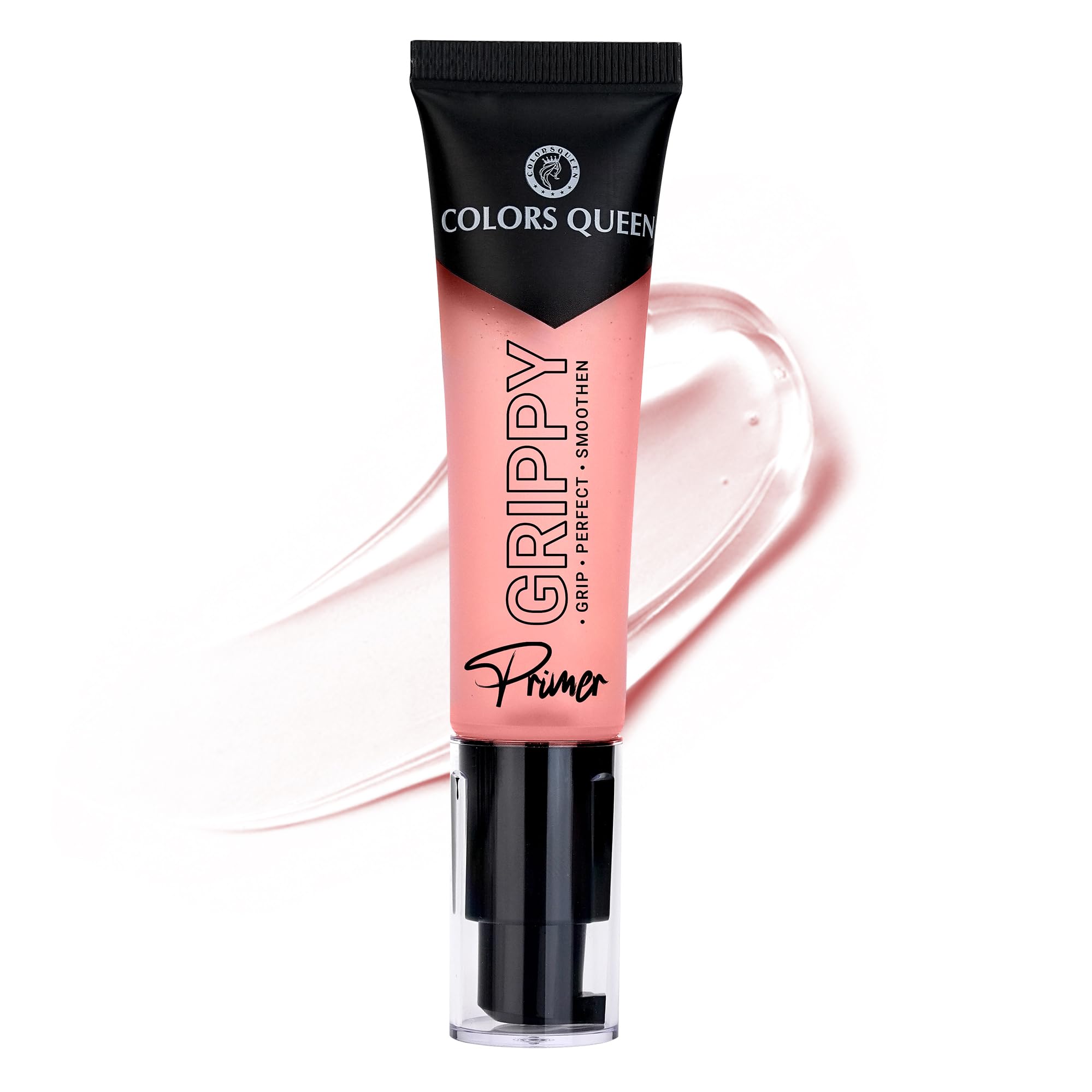 Colors Queen Power Grip Primer for Face Makeup | Gel Based & Hydrating Formula | Blurs Fine Lines, Wrinkles & Pores | Dewy Finish | Lightweight Primer Enriched with Niacinamide & Hyaluronic Acid (Pink, 35ml)-image-43