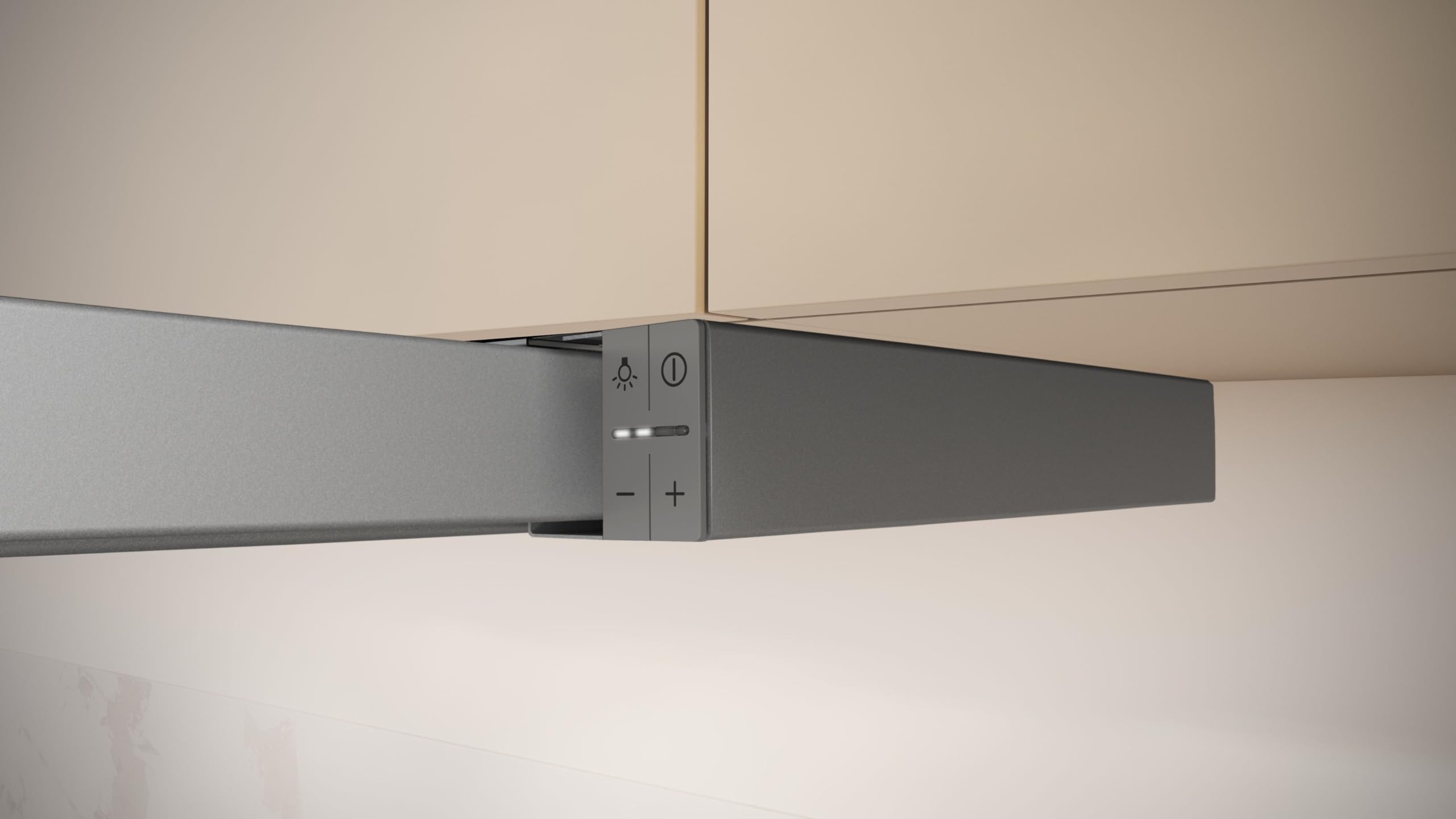 NEFF D46ED52X1 N 50 Flachschirmhaube 60 cm Einbau-Dunstabzugshaube Abluft Umluft LED Silbermetallic