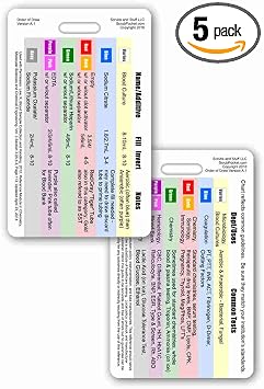 Order of Blood Draw Vertical Badge Card Pack of 5