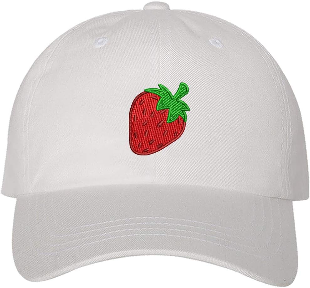 DSY Lifestyle Strawberry Baseball Cap- Fruit Hats Unisex Hats