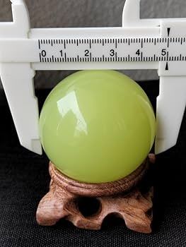 Amazon.co.jp: 不思議な 夜光珠 丸玉 5cm 超明るい 台座付き 置物