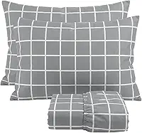Cozzilar Jogo de Lençol Cama Queen Malha 100% Algodão 3 Peças Estampado Kit Inclui 1 Lençol Queen Com Elástico e 2 Fronhas Toque Macio (Modelo 15)