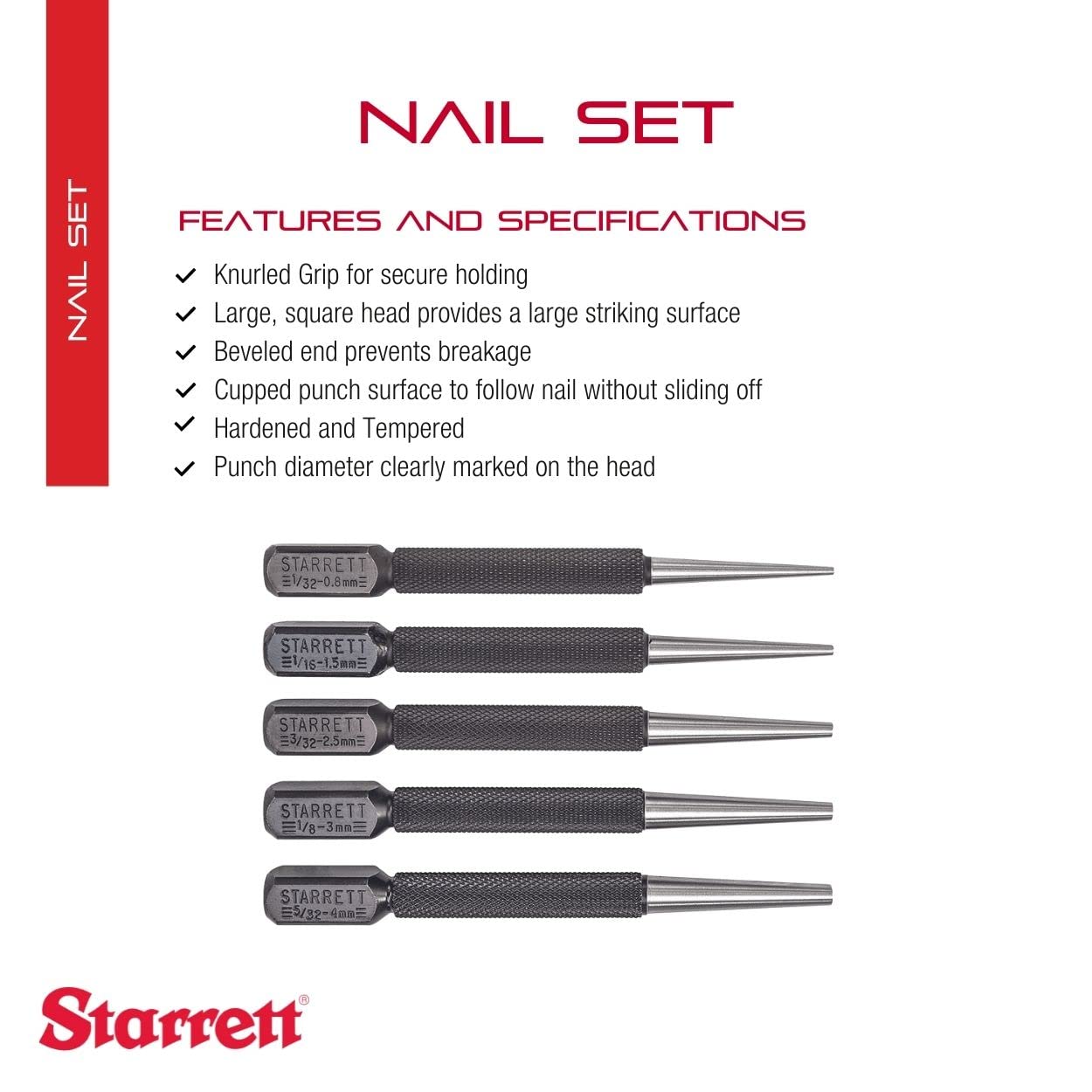 Starrett S800PC - Punzón