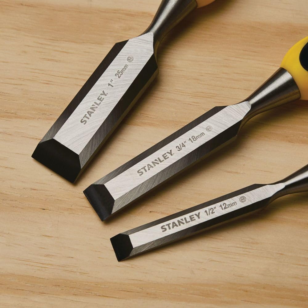 Stanley16-3003-Piece Chisel Set-3PC WOOD CHISEL SET