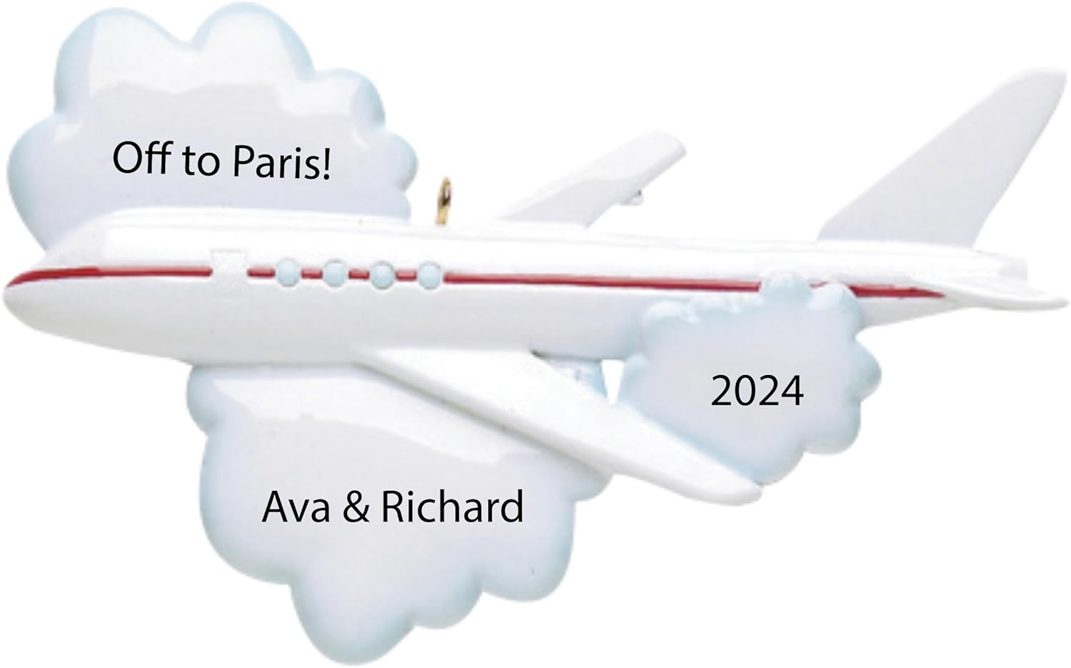 Airplane Christmas Ornaments Personalized 2023 Custom Airplane Gifts for Pilots