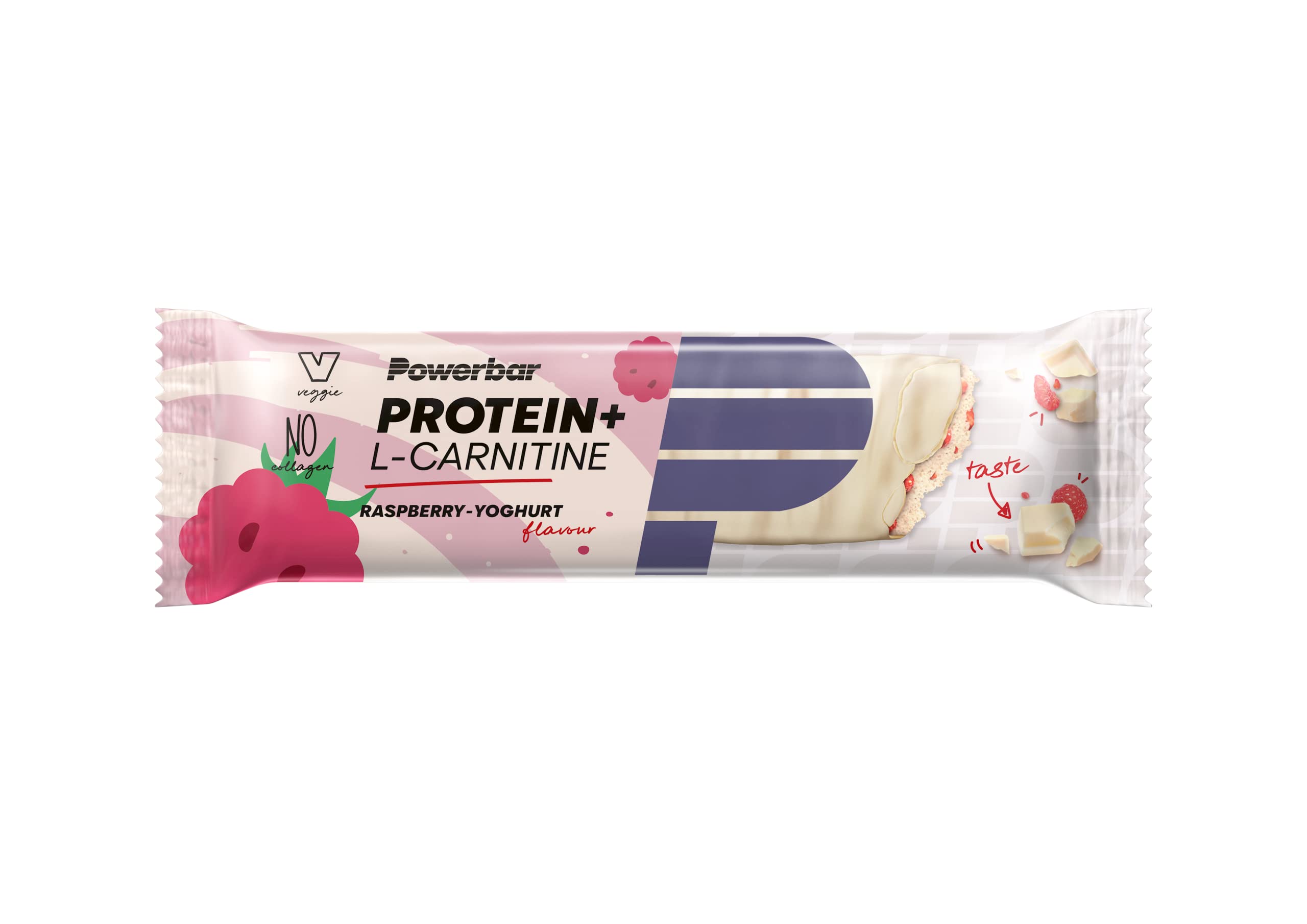 Powerbar Protein Plus + L-Carnitine Bar (30x35g) Raspberry Yoghurt - Batony - Batony proteinowe