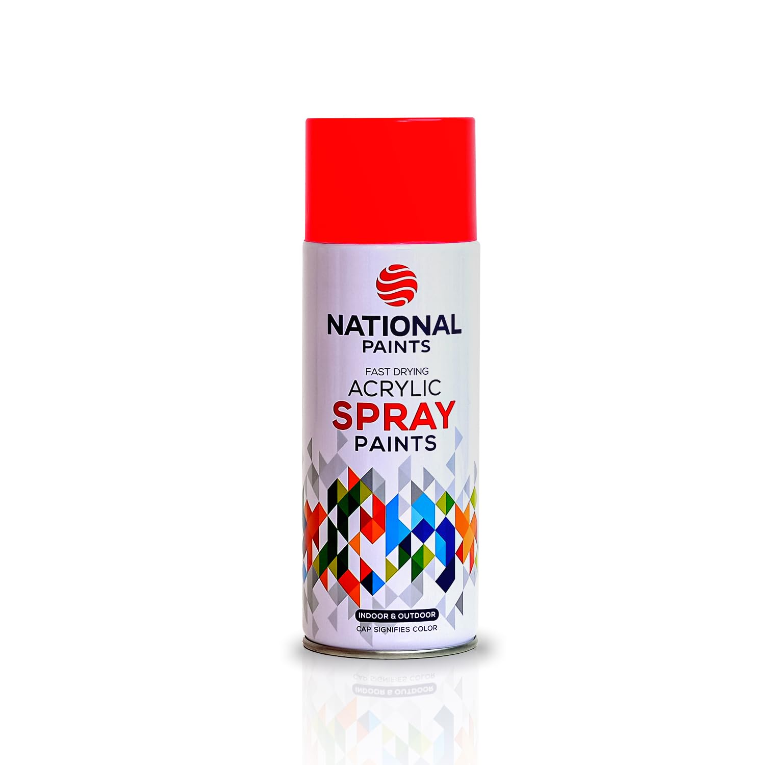 Fast Drying Acrylic Spray Paint - Fluorescent Red 650