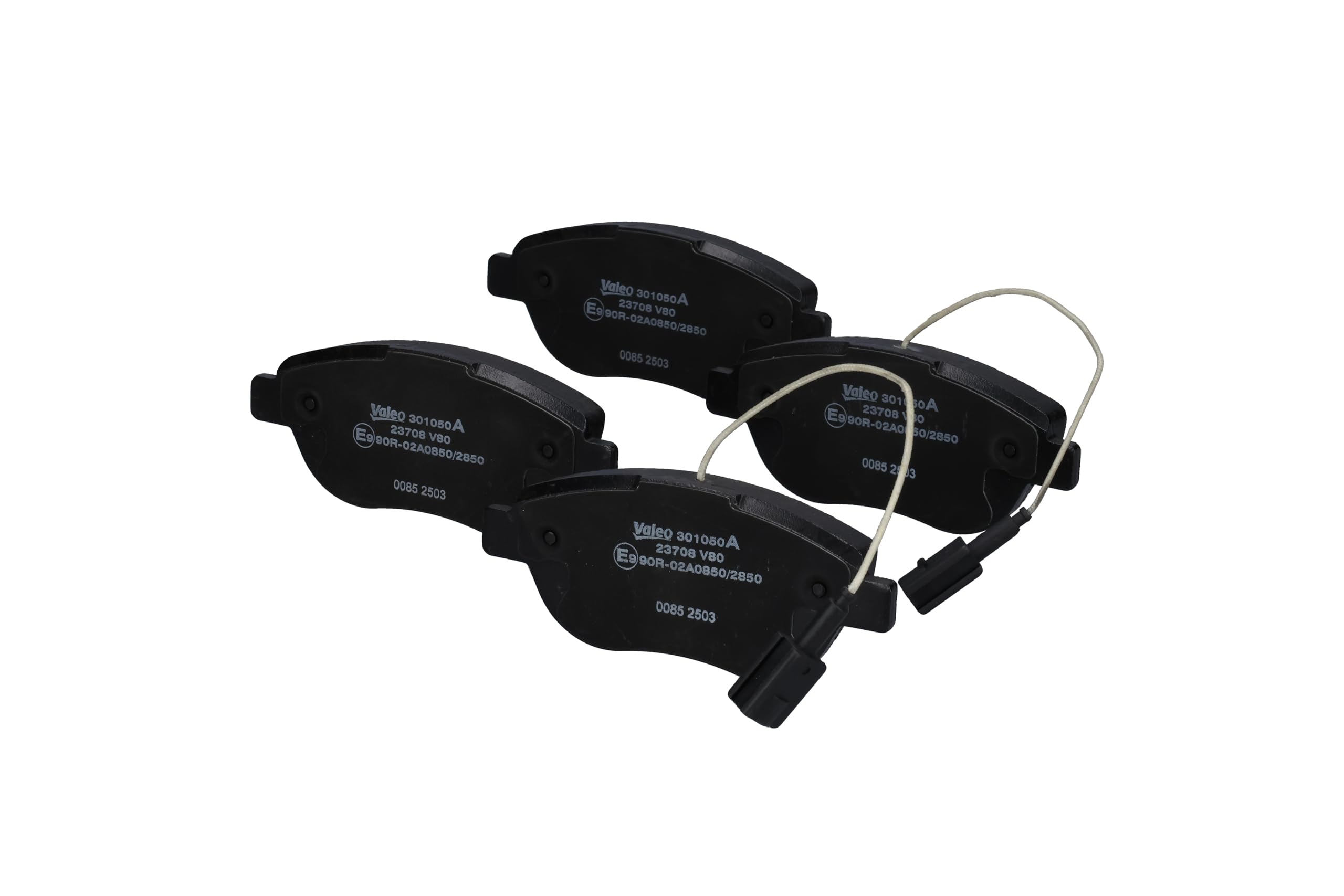Valeo Jeu de 4 Plaquettes de Frein Expert 301050A, Essieu Avant