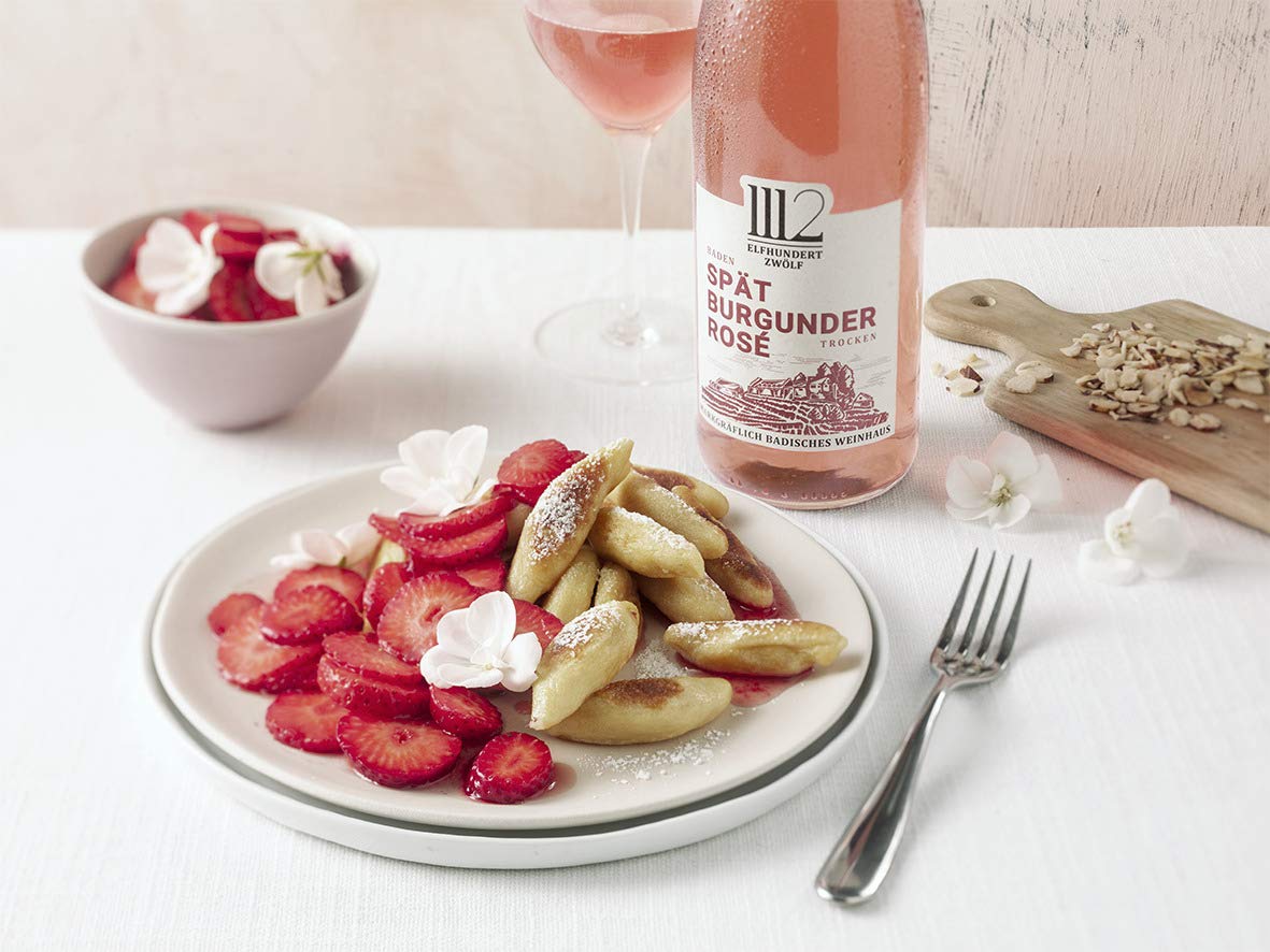 1112 Spätburgunder Rosé Trocken – Roséwein der Marke Elfhundertzwölf (6 x 0,75l)
