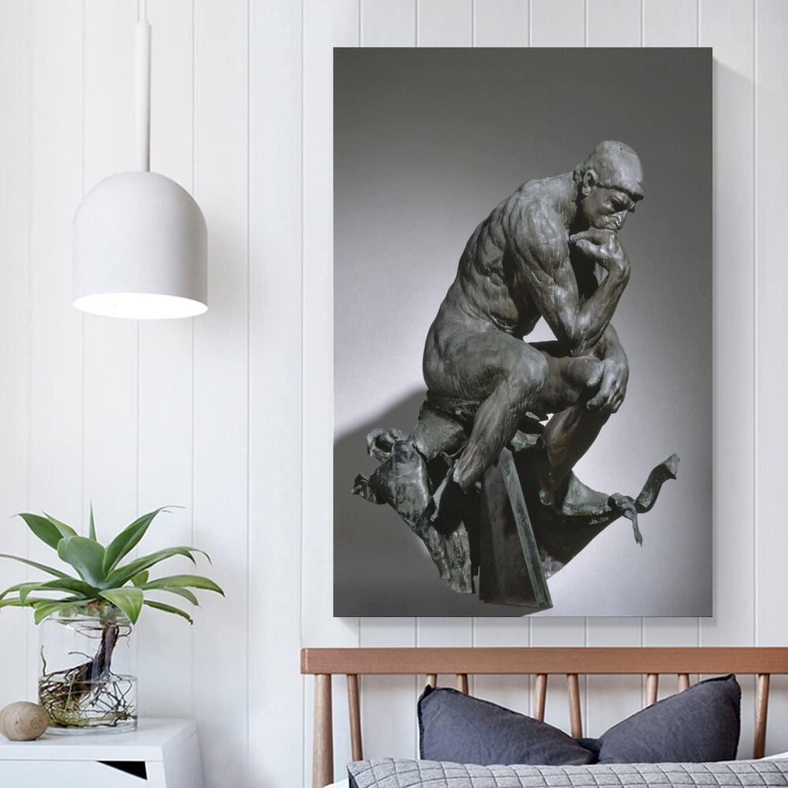 アート・デザイン・音楽 Auguste Rodin WALL DECOR Amazon.com: Auguste Rodin - The Thinker, 1880-1881. Poster