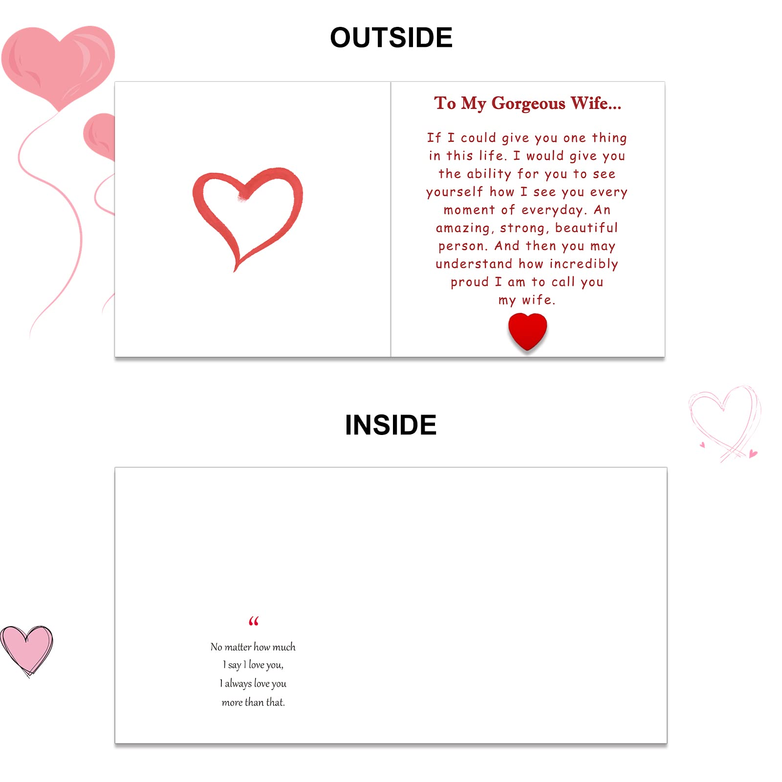 amazon-com-imakemvel-sentimental-anniversary-card-for-wife-birthday-card-for-her-wedding-card-for-wife-to-gorgeous-wife-card-from-husband-with-envelope-electronics for Foldable Free Printable Birthday Cards For Wife Amazon.com: iMakemvel Sentimental Anniversary Card for Wife, Birthday Card for Her, Wedding Card for Wife, To Gorgeous Wife Card from Husband with Envelope : Electronics for Foldable Free Printable Birthday Cards For Wife