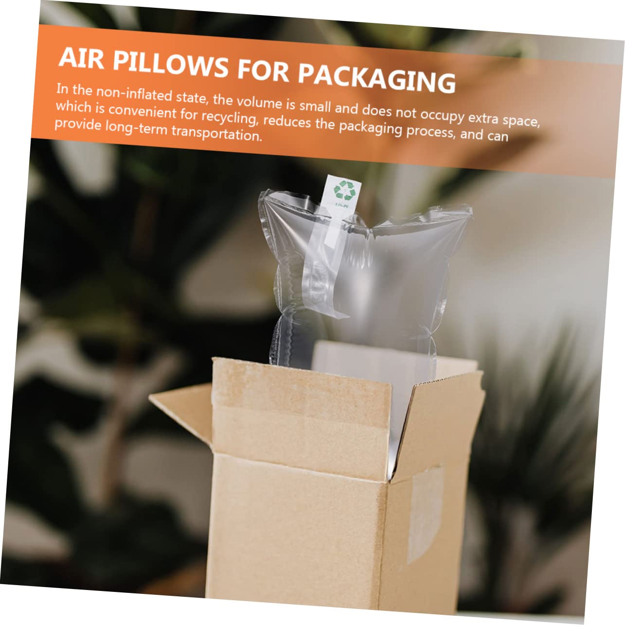 Housoutil Lot de 50 Coussins Gonflables en Pa et Pe, Pratiques Transport Voyage, Protection pour Emballage et Expédition
