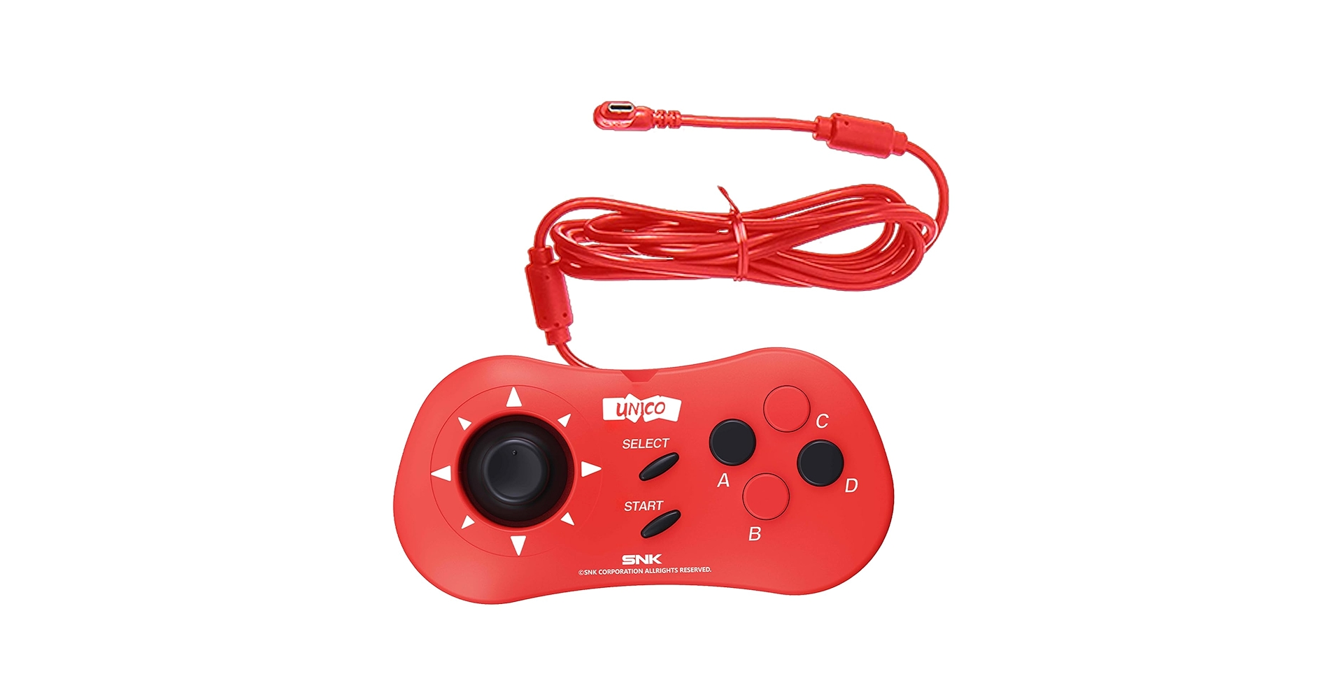 SNK - UNICO MVS Mini コントローラー付き　NEOGEO mini Amazon.com: UNICO MVS Mini Gamepad Red, Classic Wired Game
