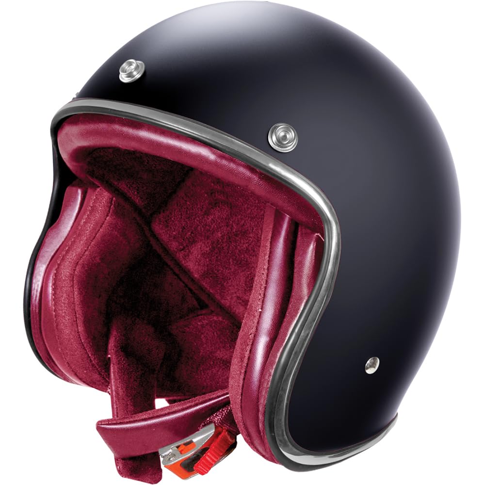 Casque moto jet Stormer Quartz Black Matt XL pour motard urbain