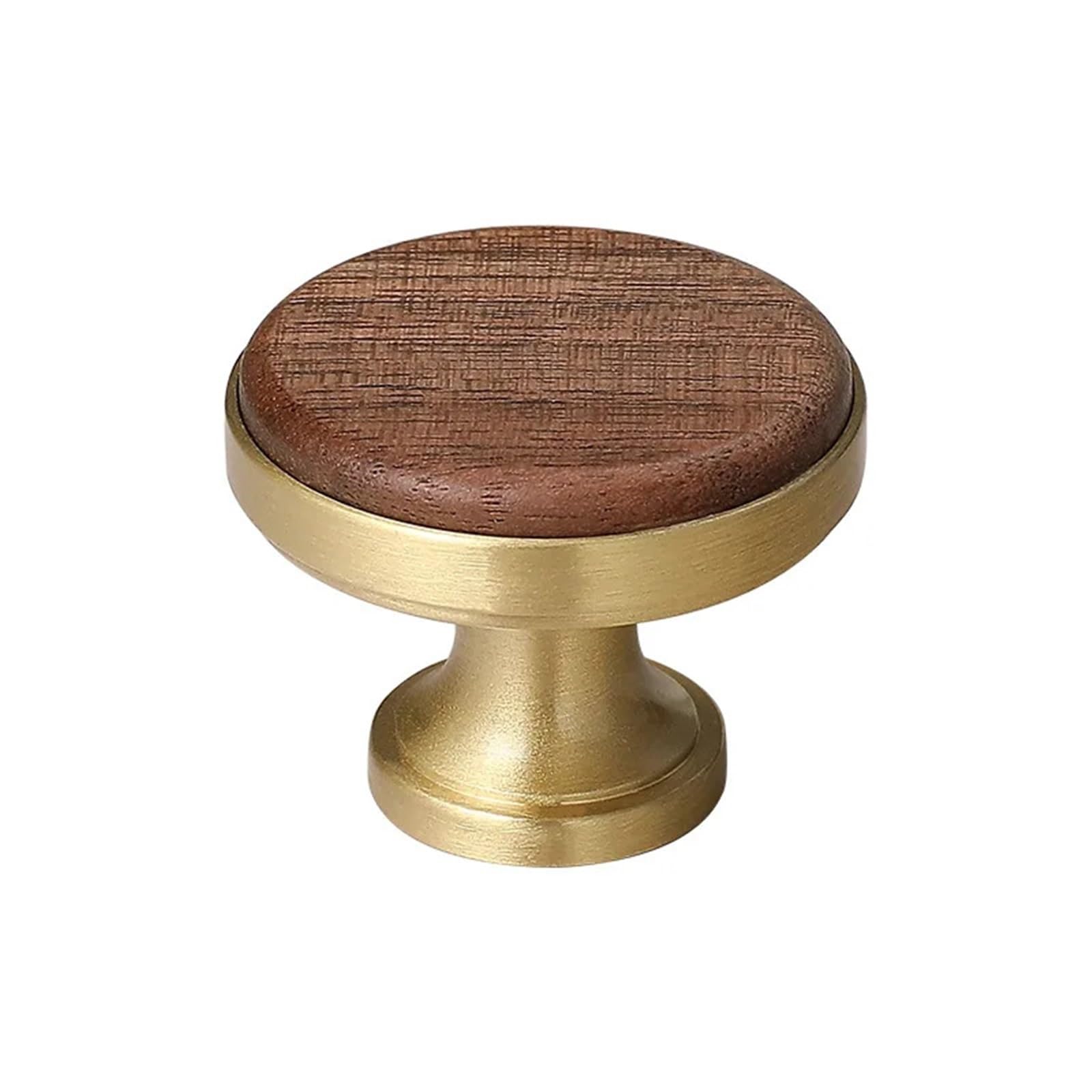 Diyouke Color1 Vintage Bronze Wooden Cabinet Door Pull Handle - Stylish Single Hole Drawer Knob For Cupboards And Wardrobes(Color1)