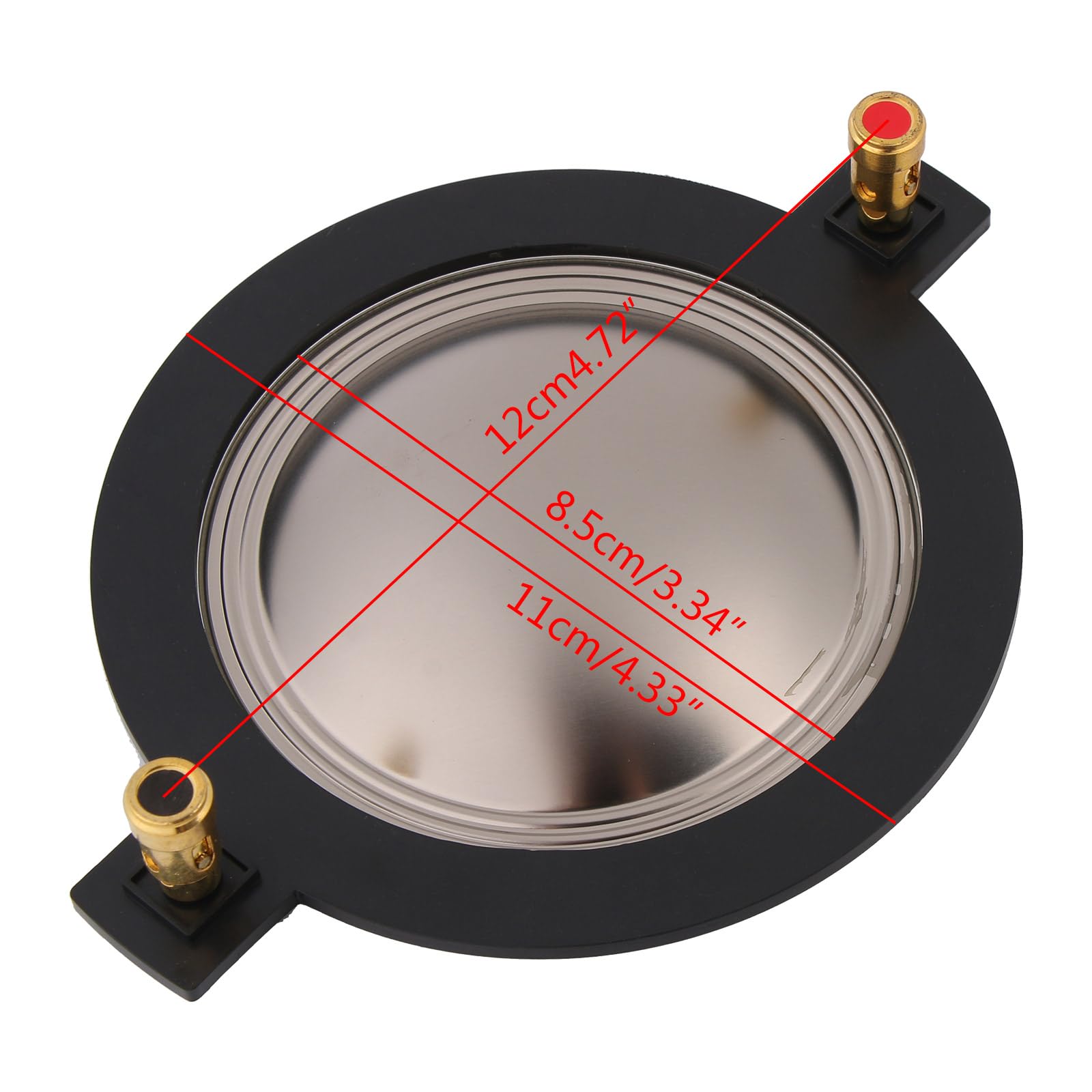 Film 72.2mm Core Treble Voice Coil Horn Coil Replacement Diaphragm High Pitched Membrane Round Speaker Tweeter Voice Coil 72.2mm Replacement