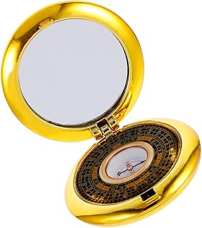 TOYANDONA High Precision Metal Outdoor Compass with Flipping Cover Retro Design Lightweight Orienteering Tool for Camping Hiking and Survival Navigation
