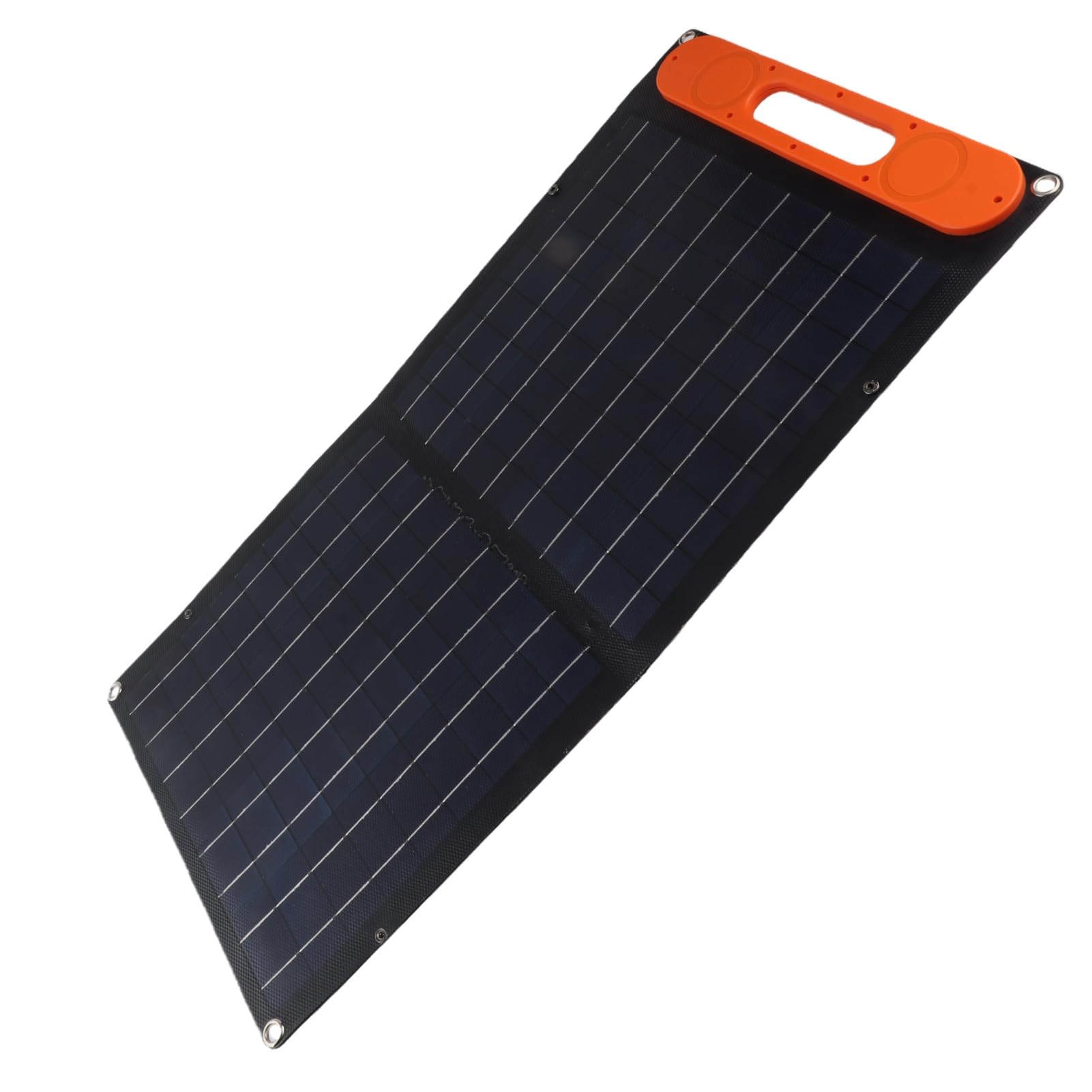 Cocoarm Panneau de Charge Solaire 60 W ETFE Chargeur de Panneau Solaire Pliable avec 12 V PD Charge Rapide Double Face Adsorption Magnétique 2 USB Type C DC pour Camping RV Pique-Nique Utilisation en
