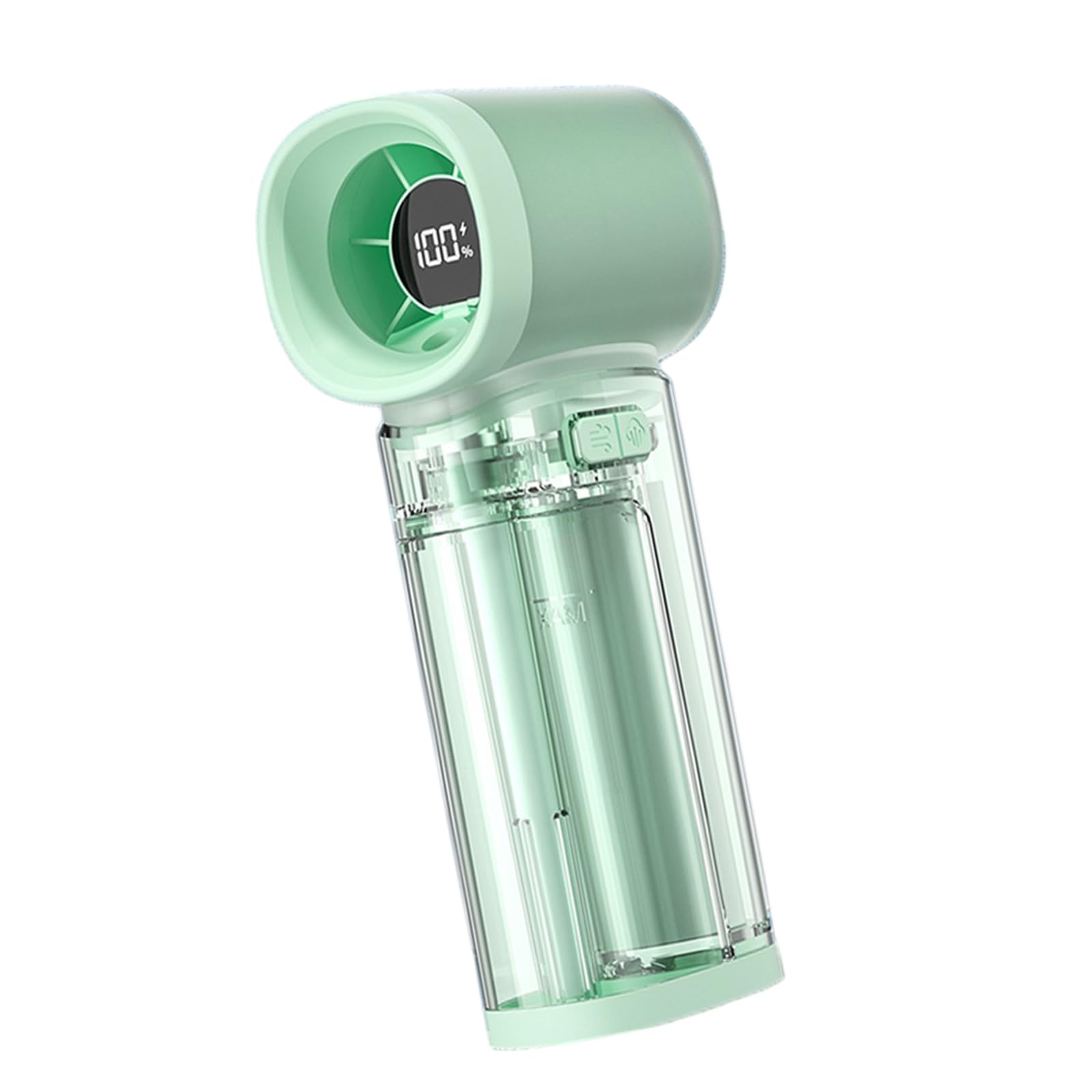 Jazuaiao Tiny Tabletop Evaporative Unit 8W Quiet Construction with Bioenergy Display for Workstation Area Quiet Cooling Fan