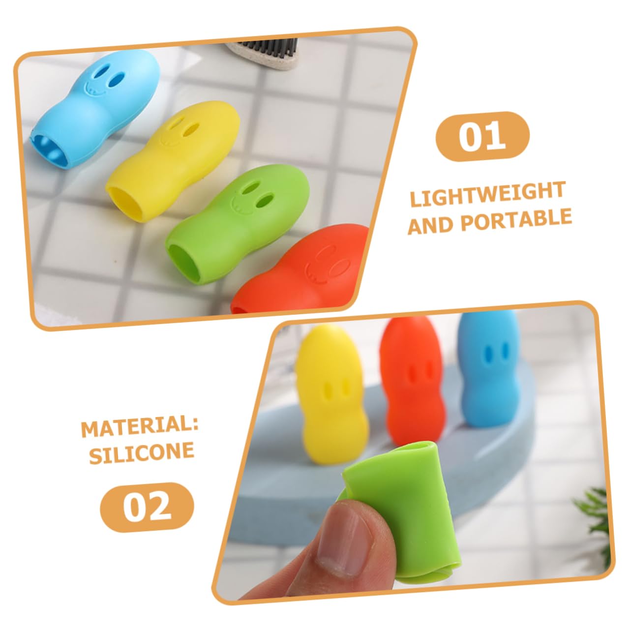 CALLARON 100piezas Fundas De Silicona para Cabezal De Cepillo De Dientes Portátiles para y Camping Diseño y Ventilado