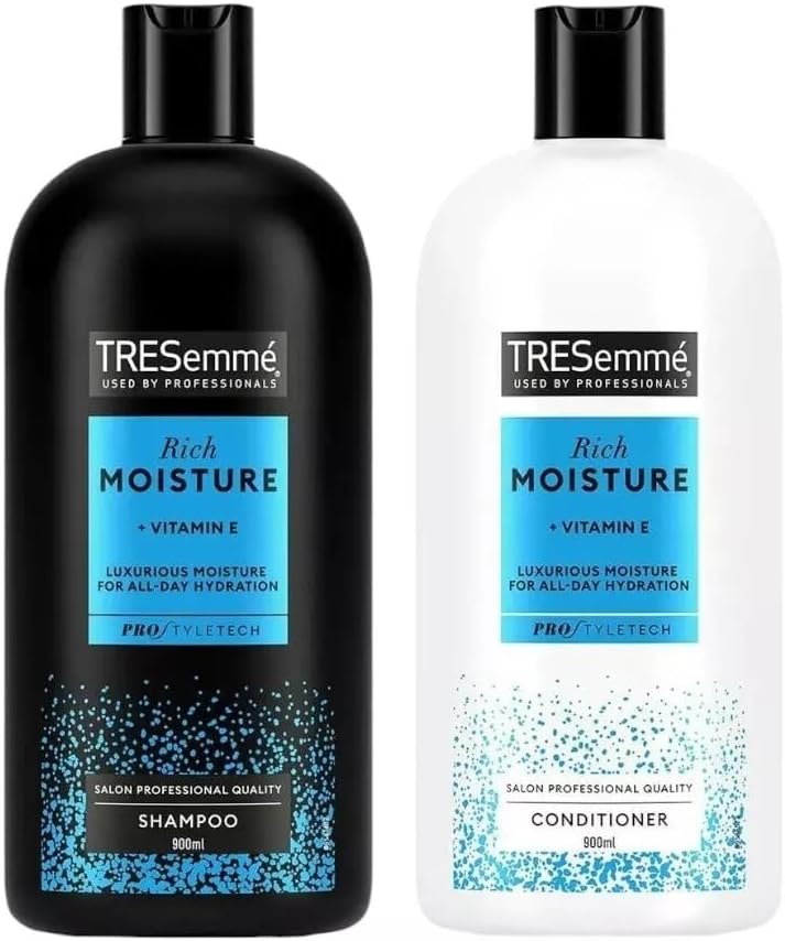 Tresemmé Rich Moisture Shampoo & Conditioner, 900 ml