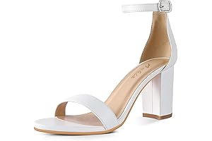 Open Toe White Heels: Elevate Your Stride with Chic and Comfort