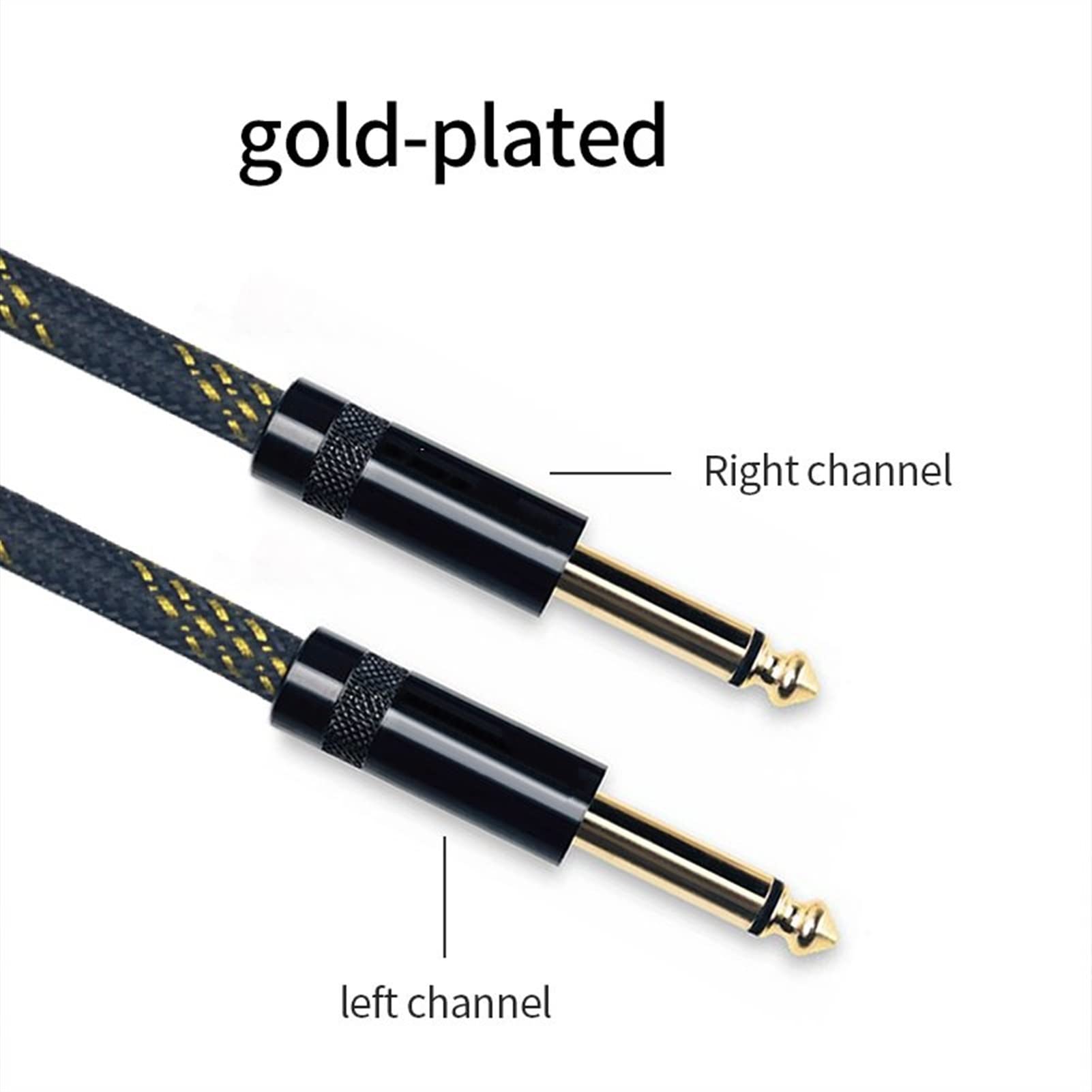 Gitarren instrumentenkabel Kabel 6.5mm Ausgang Für Mikrofon-Gitarrenverstärker-Player (Color : 5m)