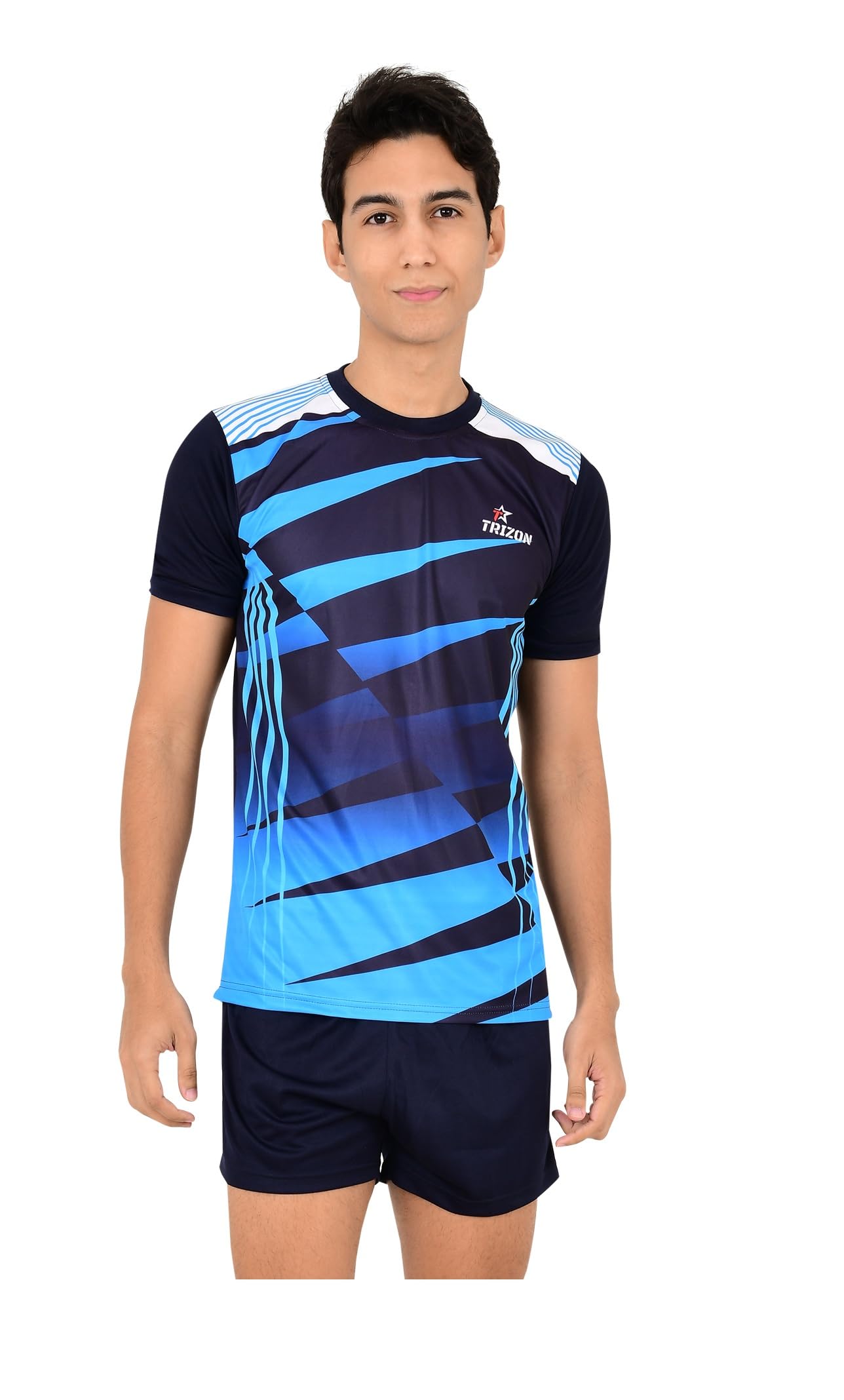 TRIZON Kabaddi Kit | Volleyball Kit | Football Kit | Cricket Kit for Men and Boys | T Shirts for Men Kabaddi Dress Jersey Shorts Athletics Yoga Running & Jogging Sports-picture-44