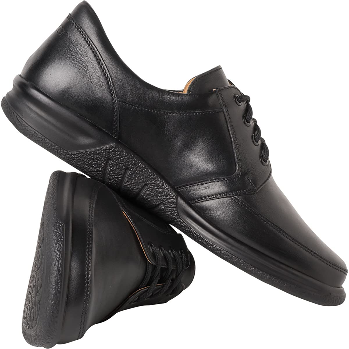 Ganter SENSITIV Kurt, szerokość K 3-256701-01000 półbuty męskie, czarny, 44.5 EU X-Weit