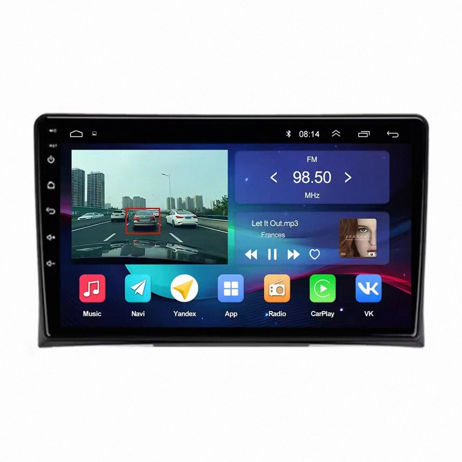 Radio coche 2 DIN con Carplay para modernizar tu VW Multivan T5 con GPS 8