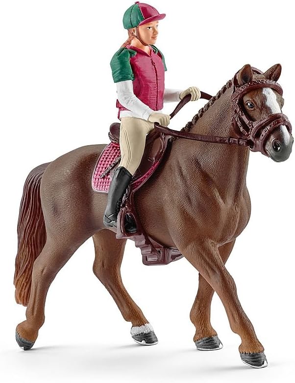 Schleich Horse Club Eventing Rider and Horse Toy Figurine Set for Children Ages 5-12