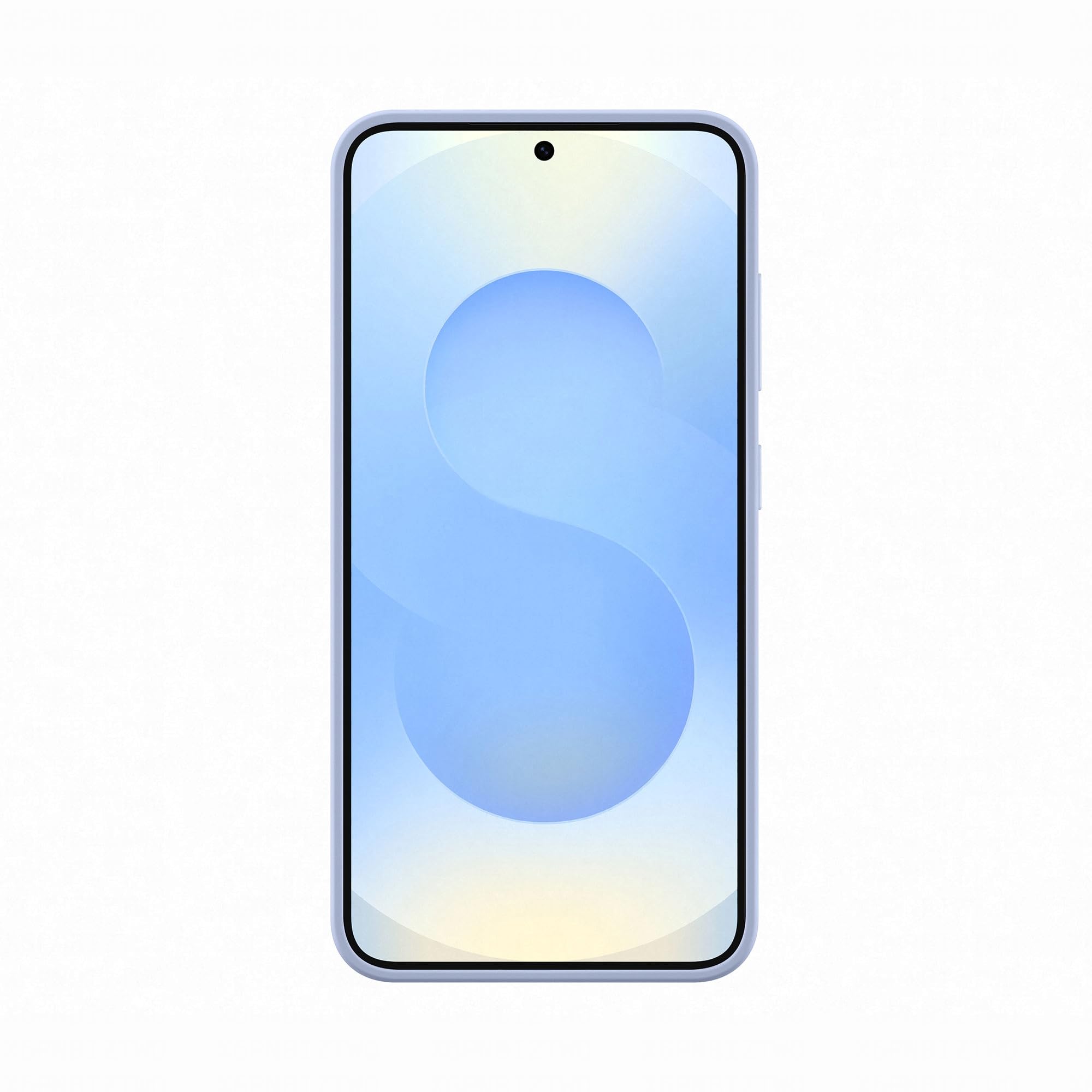 SAMSUNG Silicone Case cover colorata in silicone per Galaxy S25, Light Blue